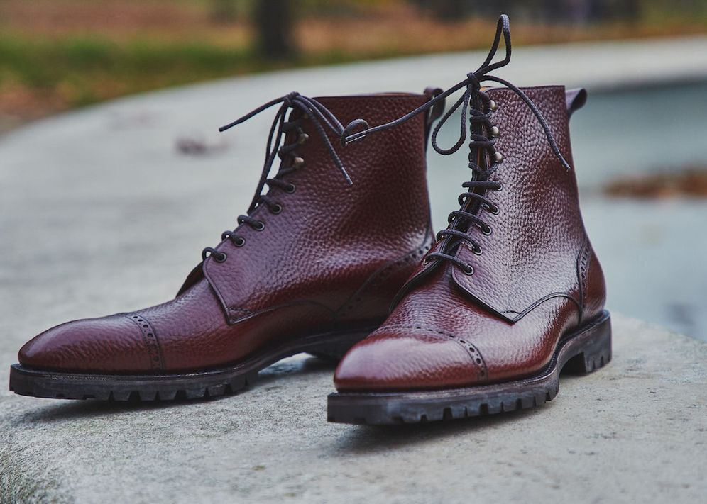 pebble grain boots