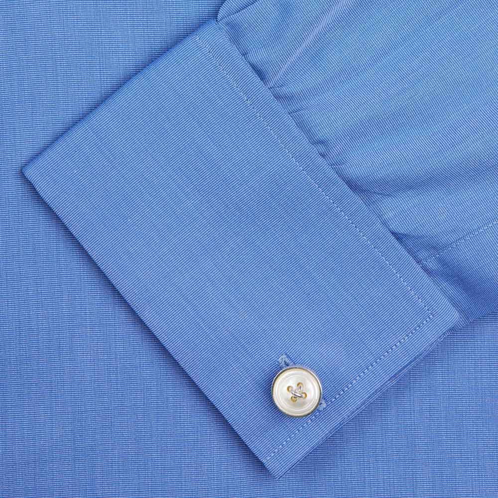 Turnbull & Asser Dark Blue Classic Cotton Shirt | The Rake