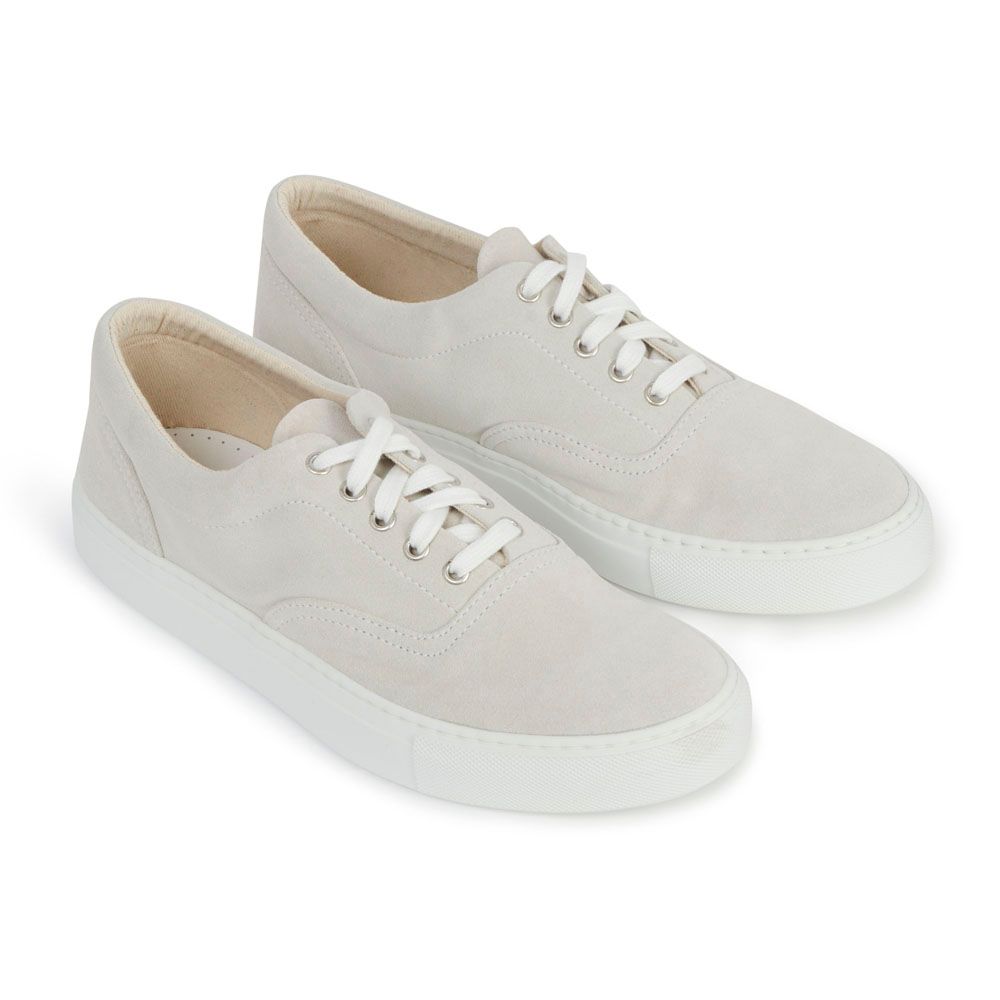 beige colour sneakers