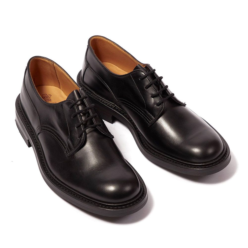 Woodstock Black Calf Leather Lace-Up 
